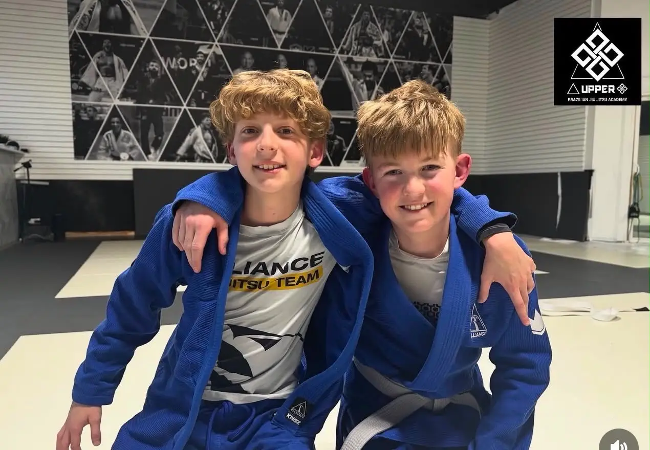 Kids learning Brazilian Jiu-Jitsu technique in Calgary