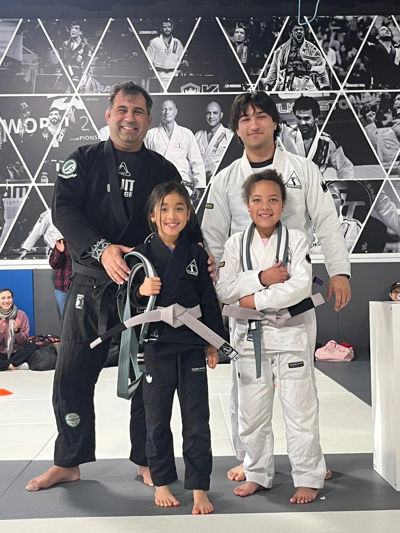 Kids learning self-defence through Brazilian Jiu-Jitsu