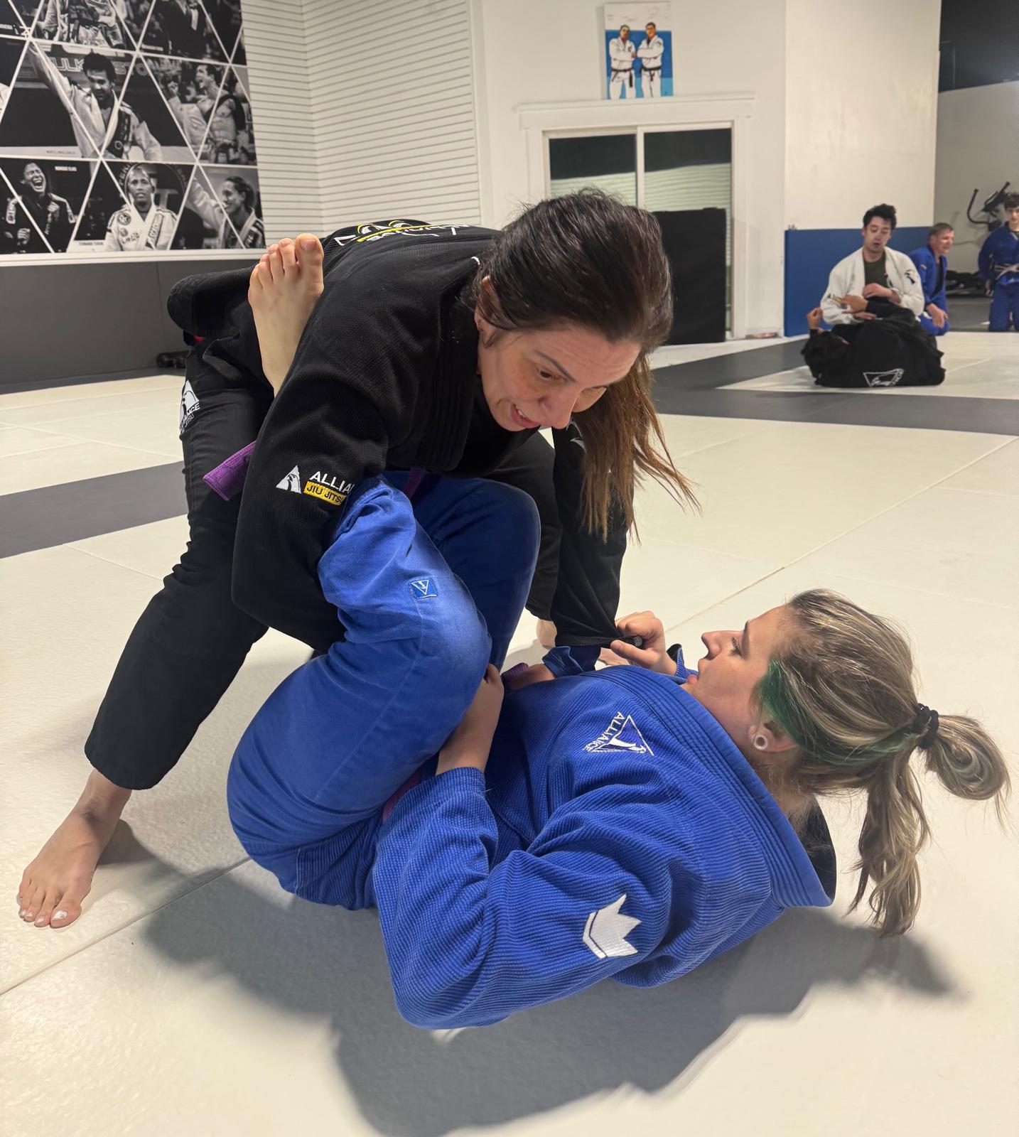 Brazilian Jiu-Jitsu class training together at Upper Jiu-Jitsu Academy